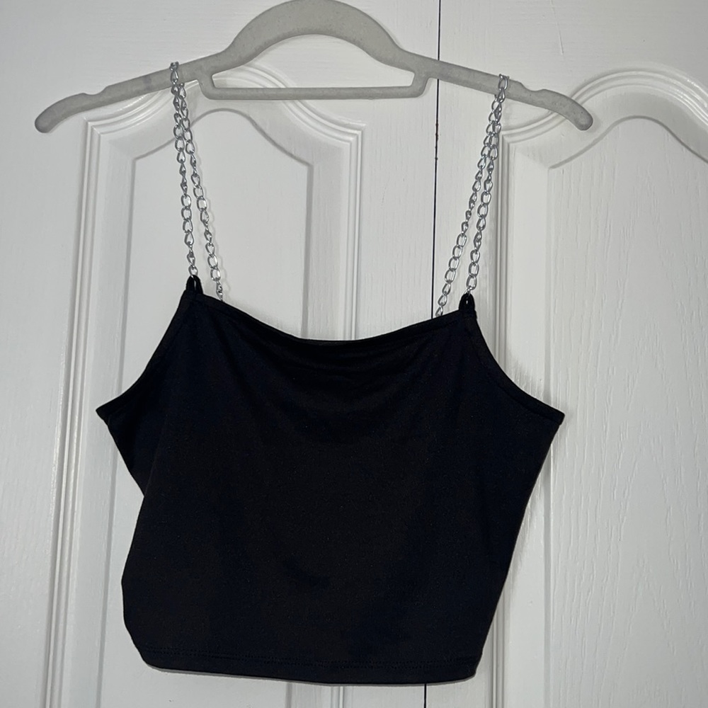 Black Crop Tank